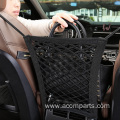 3 layers car mesh organizer between seats portable